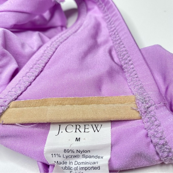 J. Crew Lilac Satin Bikini Top - Picture 7 of 9